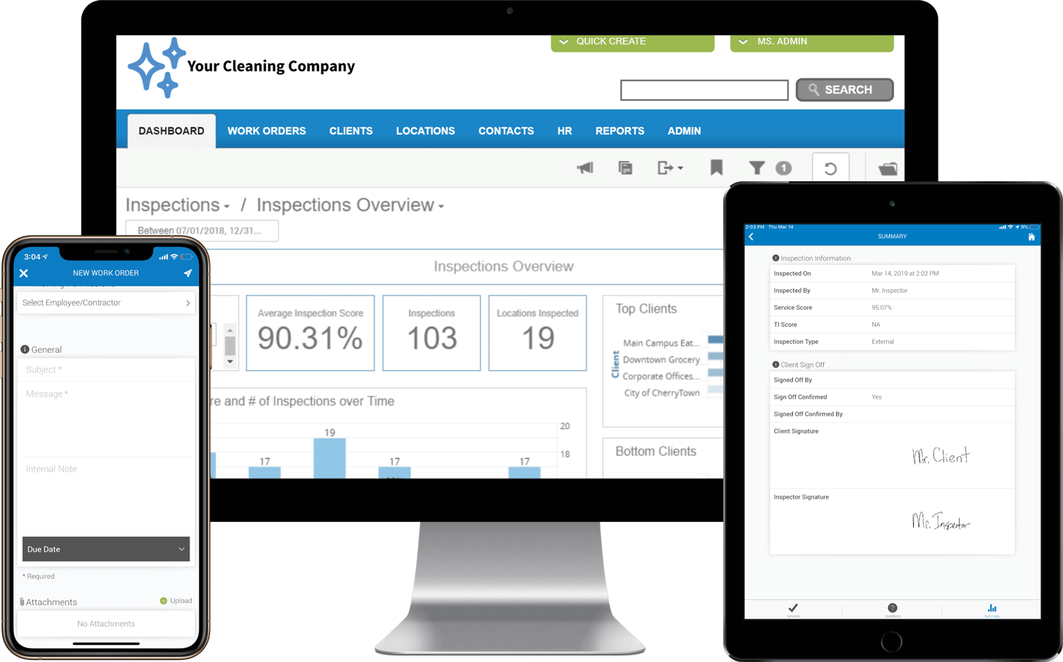 Janitorial Management Software CleanTelligent Software