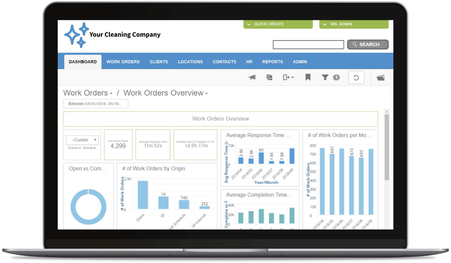 Janitorial Management Software for Building Service Contractors