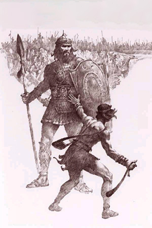 David and Goliath