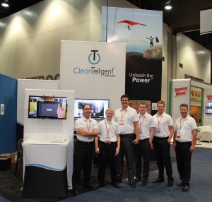 CleanTelligent Software’s booth at ISSA/INTERCLEAN 2013