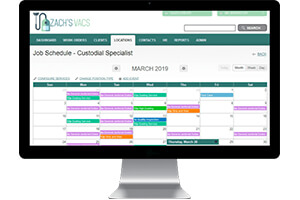 Use Job Scheduling Software When you use CleanTelligent's Job Scheduling Software to plan out your preventive maintenance calendar, you can set pre-task reminders. This lets your team make sure you have the parts in stock.
