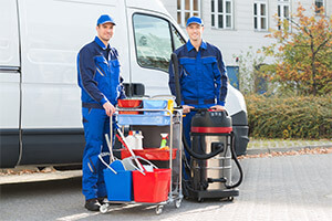 Although janitorial work is messy, the work itself can be quite satisfying. Think about the last time you wiped all the visible dirt from a surface. 