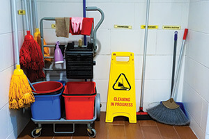 Cleaning the Janitor's Closet A clean janitor's closet can make a huge impact on your customer's satisfaction.