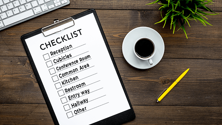 An office cleaning checklist is crucial for your commercial cleaning business.