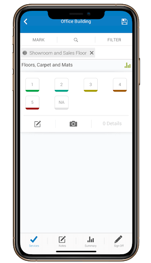 Our software can accommodate any rating scale your team wants to use. Options include but are not limited to a pass/fail rating, a scale 1-10, or even the APPA scale.